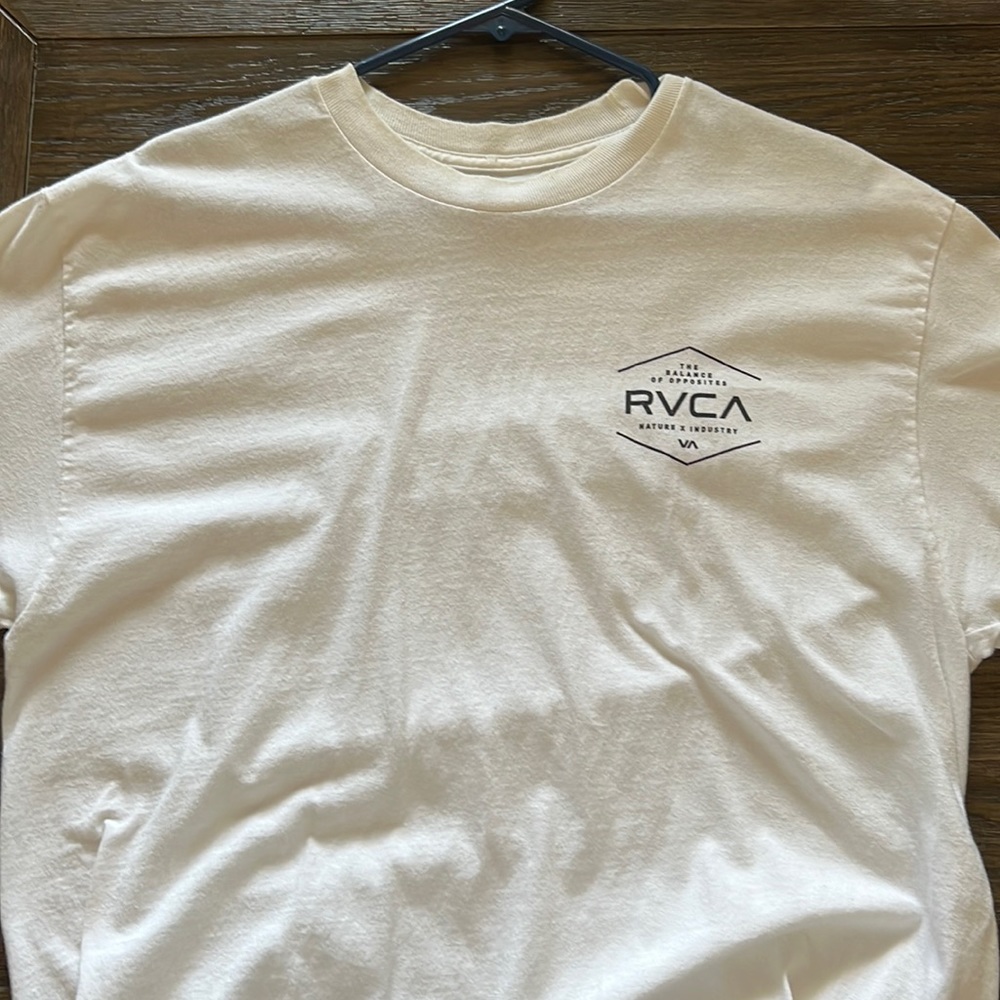 White RVCA shirt